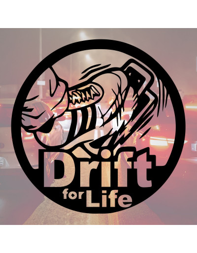 Drift For Life - Naklejka