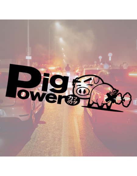 PigPower - Naklejka