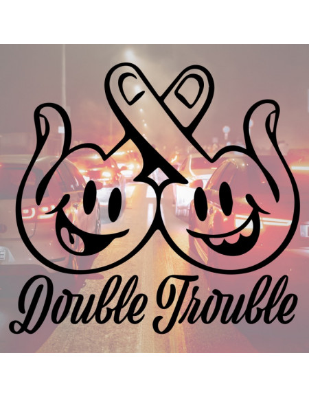 Double Trouble - Naklejka